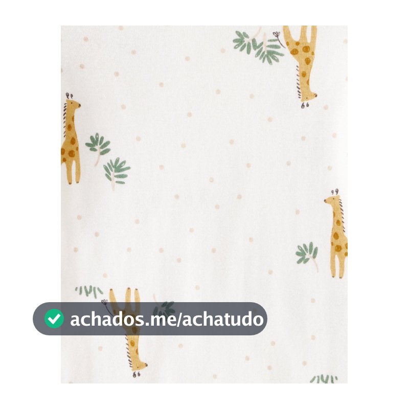 Kit body bebê 4 peças bichinhos - multicor