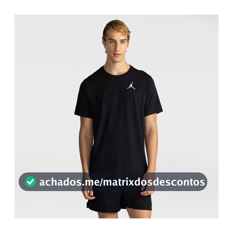 Camiseta Manga Curta Nike Michael Jordan Jumpman Masculina em Promoção