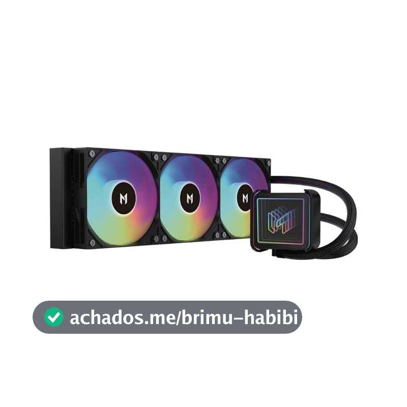 Water Cooler MACH1 PROMAX ARGB, 360mm, AMD e Intel, Preto - ICEM360BK