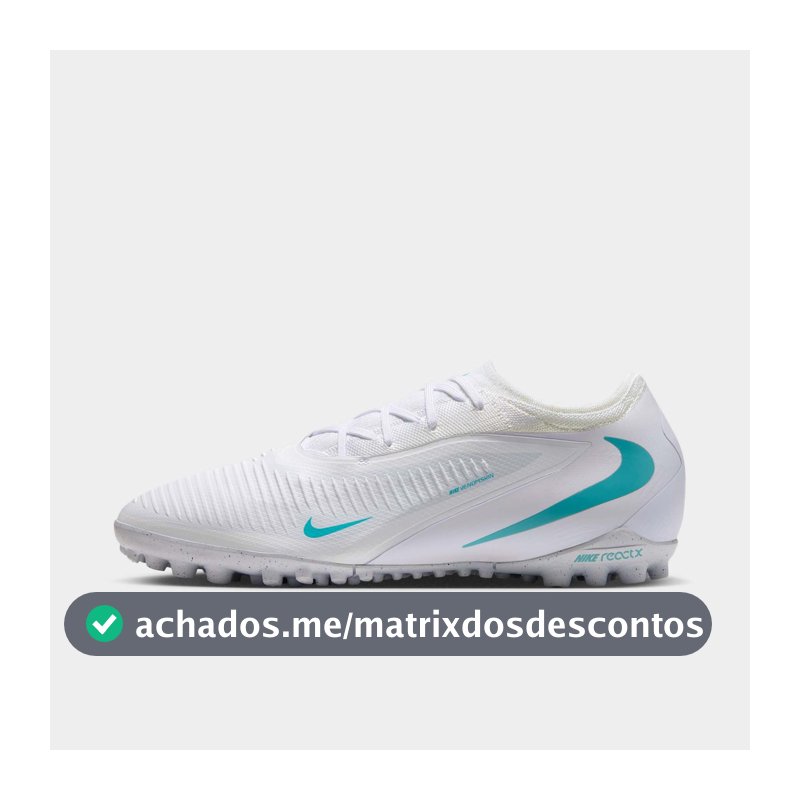 Chuteira Society Nike Phantom 6 Reactx Pro Low