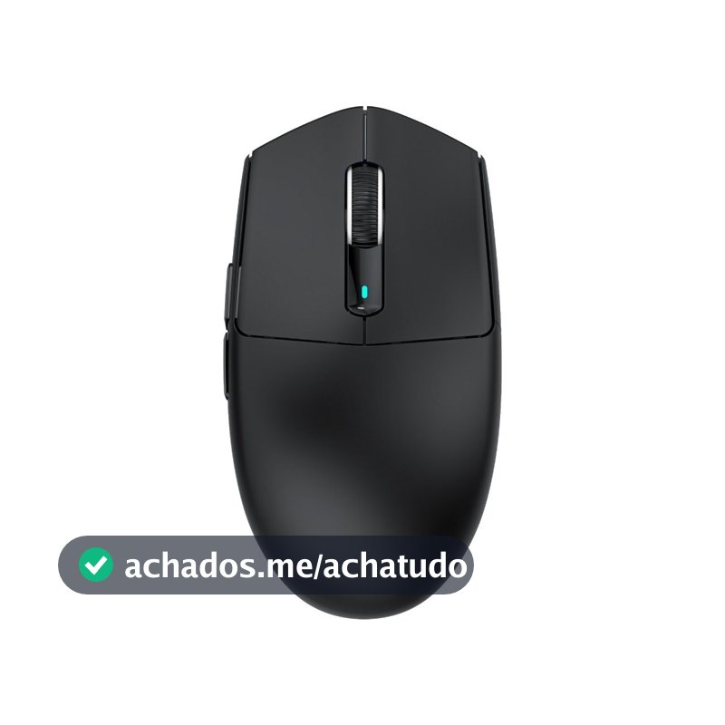 Mouse Gamer sem Fio Attack Shark G3, 1000 Hz, 25000 DPI, Bluetooth, Preto - G3 Black