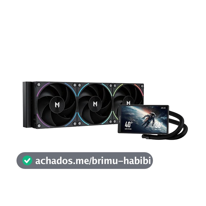Water Cooler MACH1 POLAR ARGB, 360mm, AMD e Intel, Preto - IRV360BK