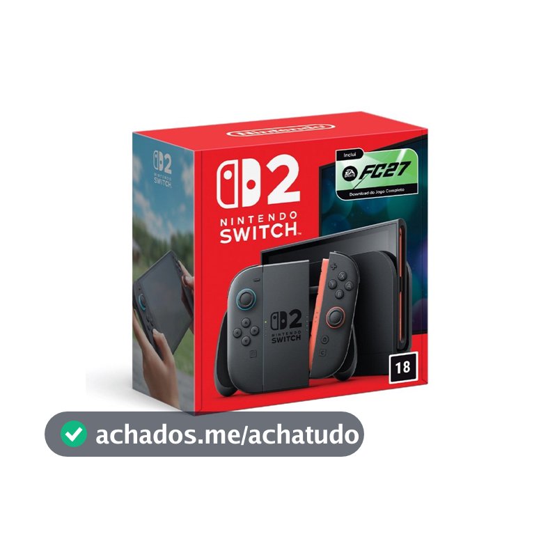 Console Nintendo Switch 2, Edição Bundle EA SPORTS FC 27 - NT000088NSW