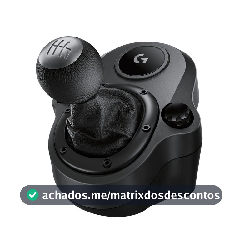 Câmbio Logitech G Driving Force, Compatível com Volantes Logitech G923, G29 e G920 para PS5, PS4, Xbox Series X e Series S, Xbox One, PC - 941-000119