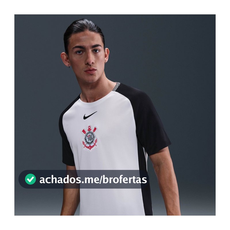 Camisa Nike Corinthians I 2025/26 Torcedor Pro Masculina