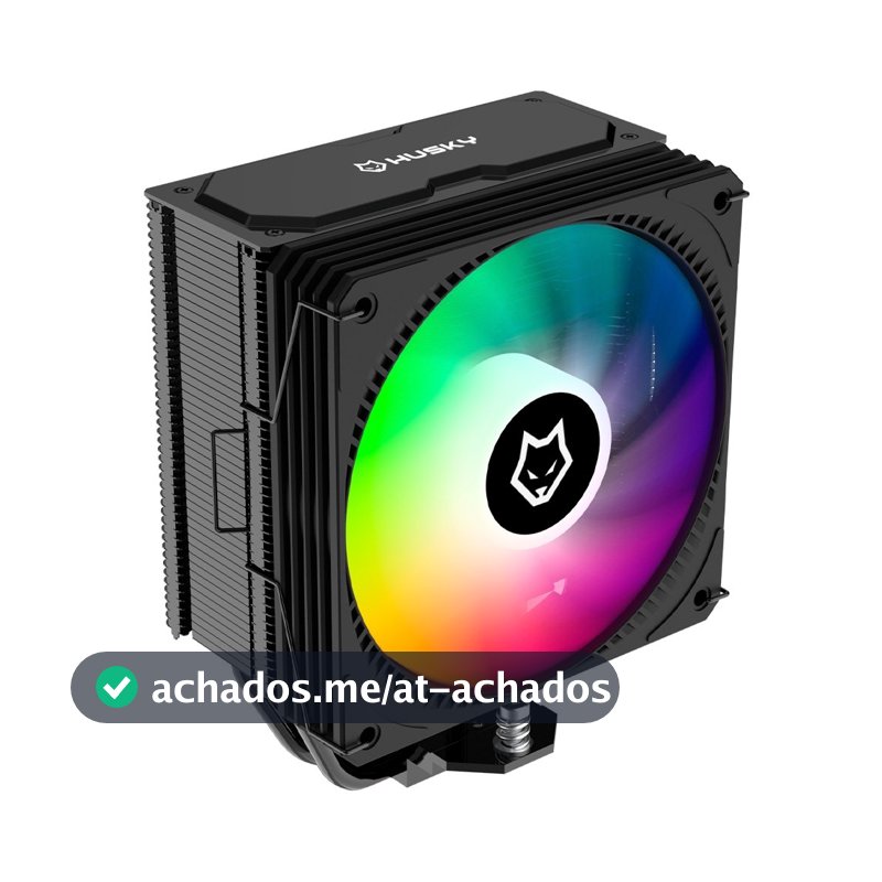 Air Cooler Gamer Husky Alisius 200, ARGB, AMD/ INTEL, 120mm, 220W - HAC200PT