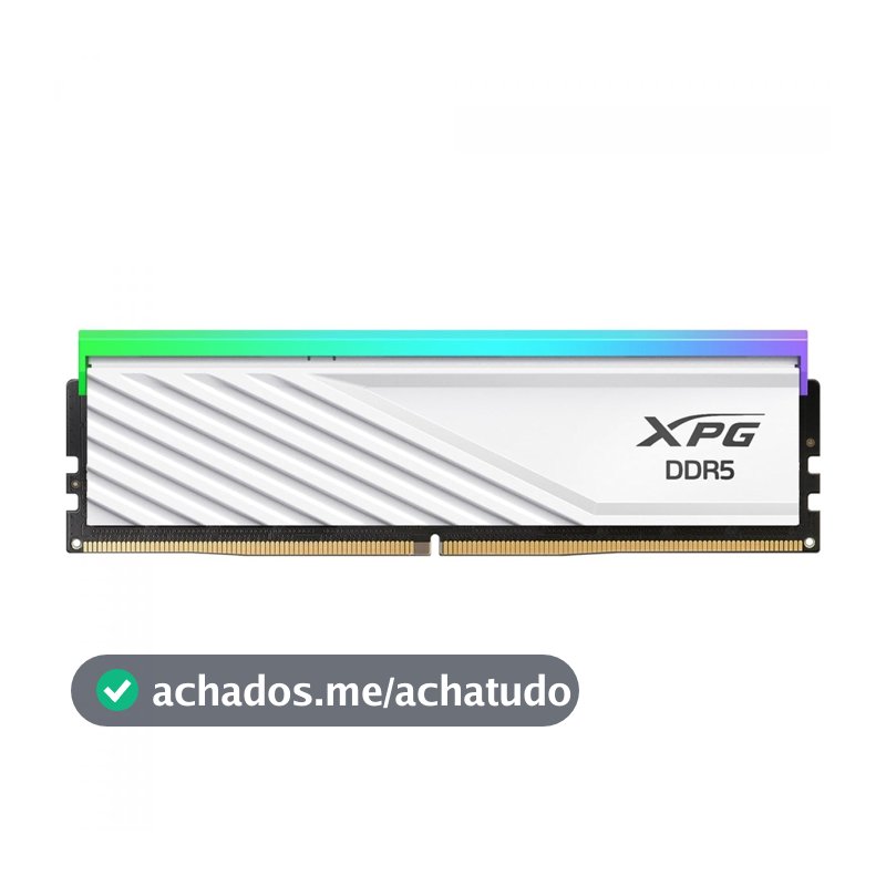 Memória XPG Lancer Blade 16GB 6000MHz DDR5 RGB White