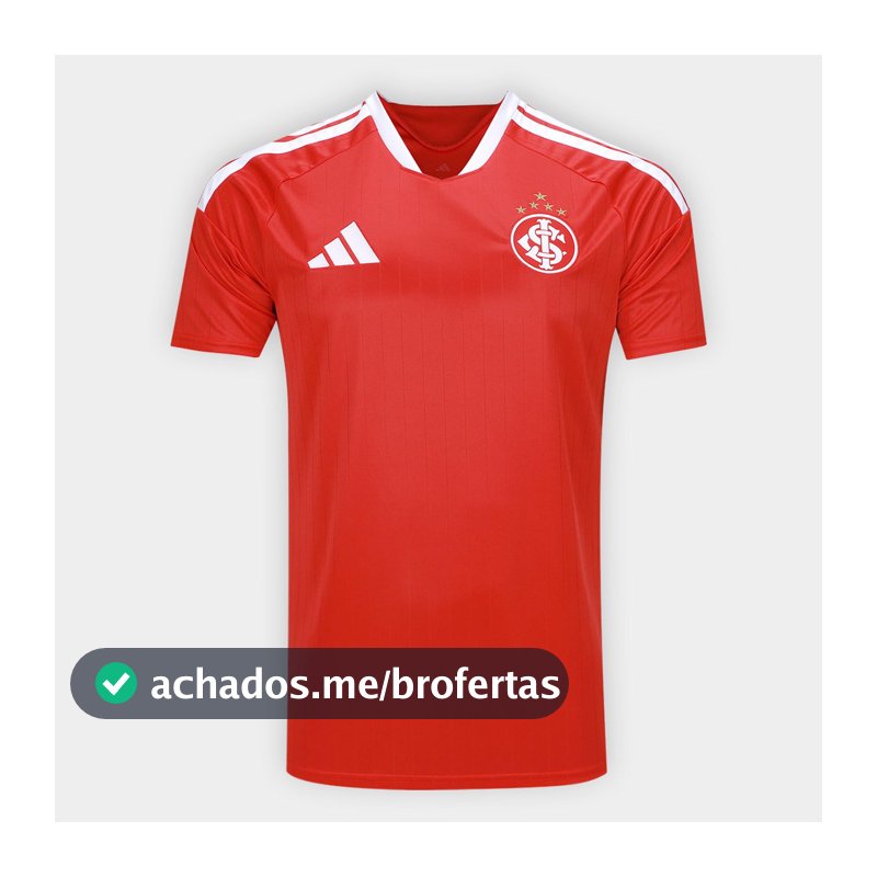 Camisa Internacional I 26/27 s/n Torcedor Adidas Masculina - Vermelho