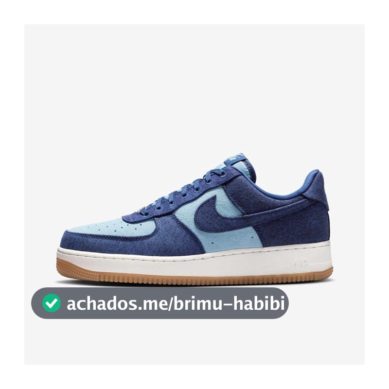 Tenis Nike Air Force 1 07 Lv8 Denim Masculino