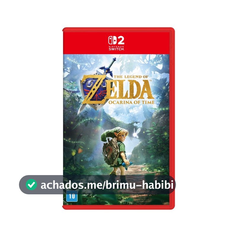 Jogo The Legend of Zelda: Ocarina of Time, Nintendo Switch 2, Edição Capa Normal Standard