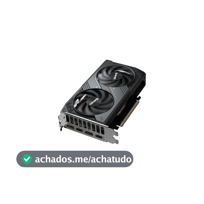 Placa de Vídeo Gigabyte RTX 5050 WINDFORCE 2 OC 8GB NVIDIA GeForce, 8GB GDDR6, 128bit,  DLSS, Ray Tracing - GV-N5050WF2OC-8GD