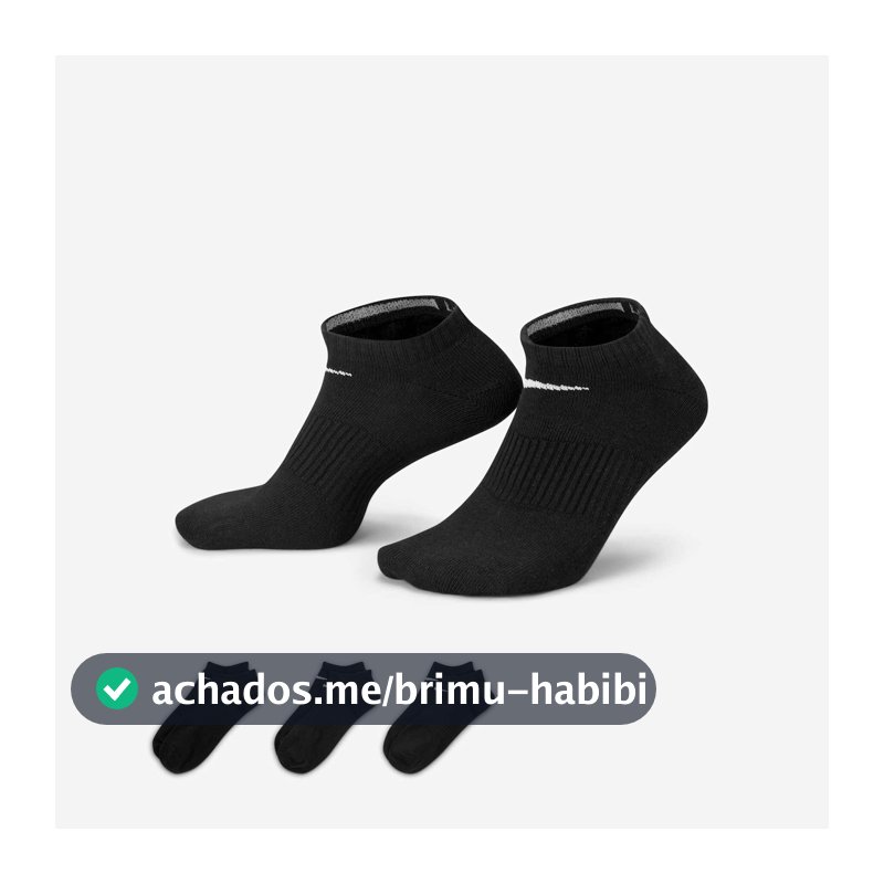 Meia Nike Lightweight 3 Pares