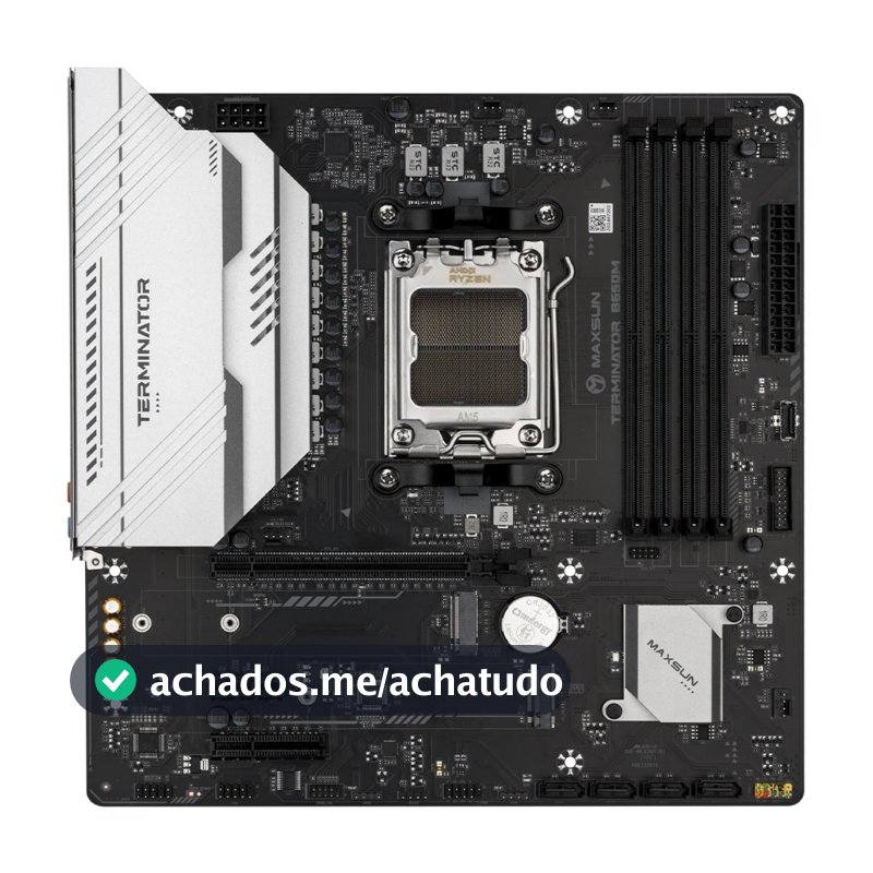 Placa-Mãe Maxsun Terminator B650M B650 AM5 mATX