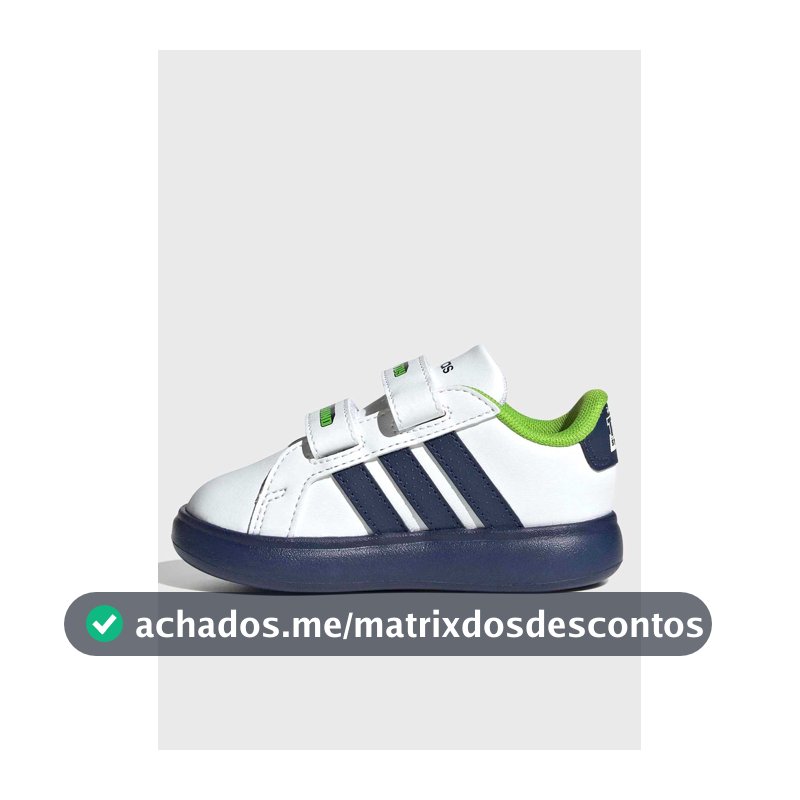 Tênis Infantil adidas Sportswear Grand Court Pixar Toy Story Branco