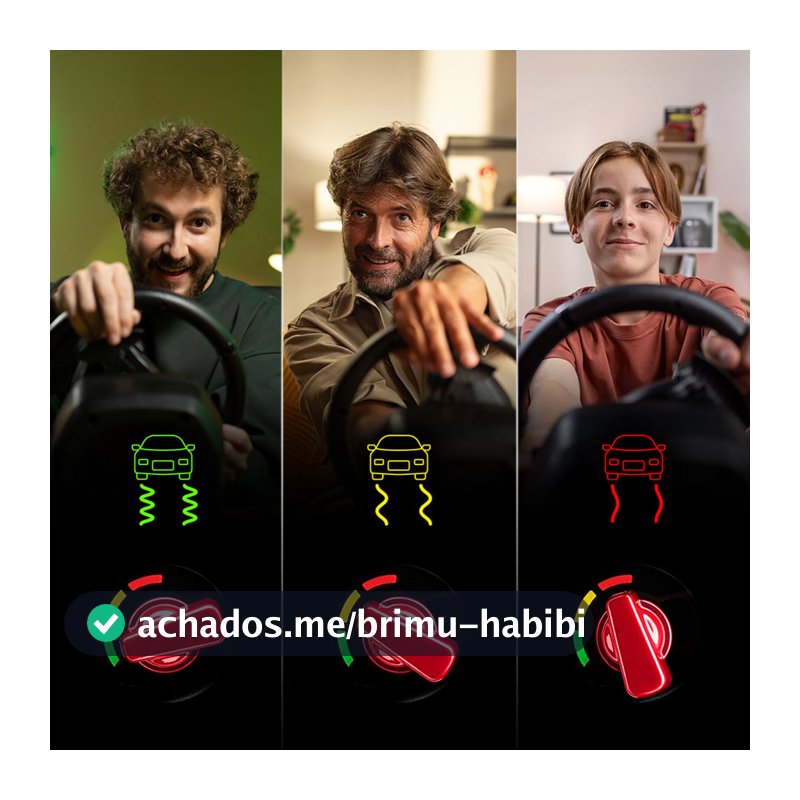 Kit Volante e Pedal T98 Ferrari para PS4, PS5 e PC - Thrustmaster