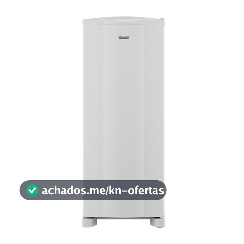 Geladeira Consul 1 Porta Degelo Seco 263L com Prateleiras Ajustáveis Modelo CRA30MB Branco 110V