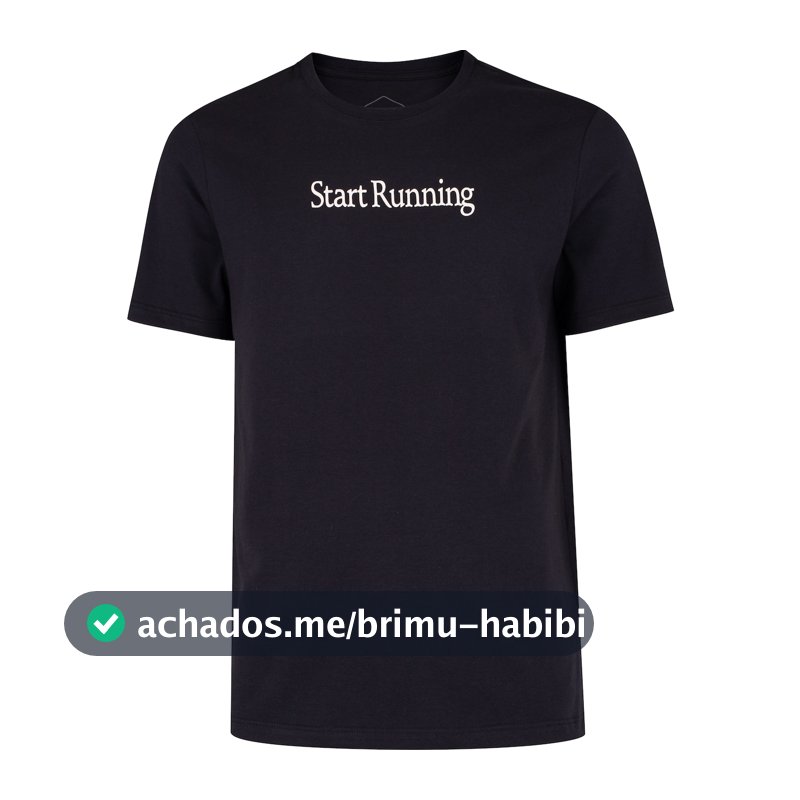 Camiseta ASICS Estampa Masculina em Promoção