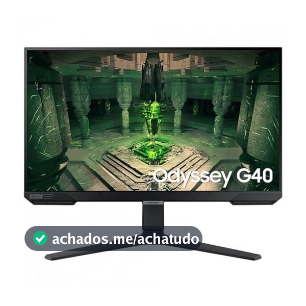 Monitor Gamer Samsung Odyssey G40, 27 Pol, IPS, Full HD, 1ms, 240Hz, G-Sync/FreeSync, HDMI/DP, LS27BG400ELMZD