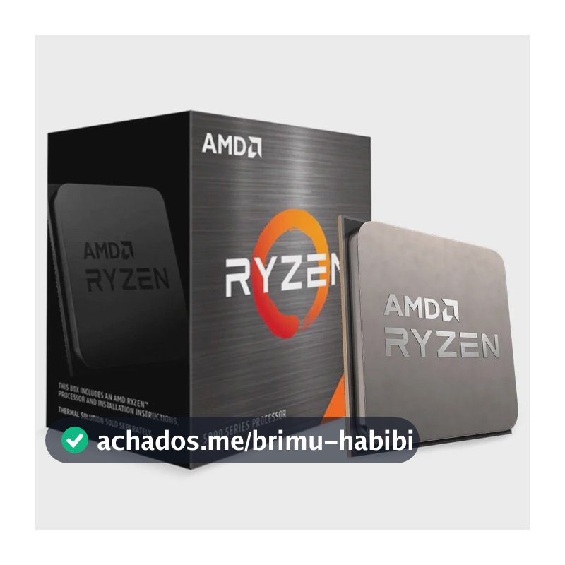 Processador AMD Ryzen 7 5700X, 3.4GHz, Cache 32MB, 8 Núcleos, 16 Threads, Sem Cooler  - 100-100000926WOFAM4