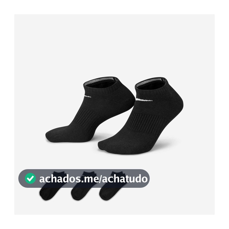 Meia Nike Performance Lightweight (3 Pares) Unissex