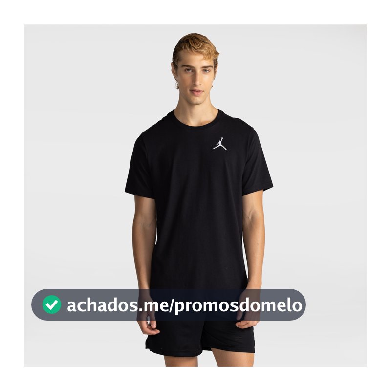 Camiseta Manga Curta Nike Michael Jordan Jumpman Masculina em Promoção