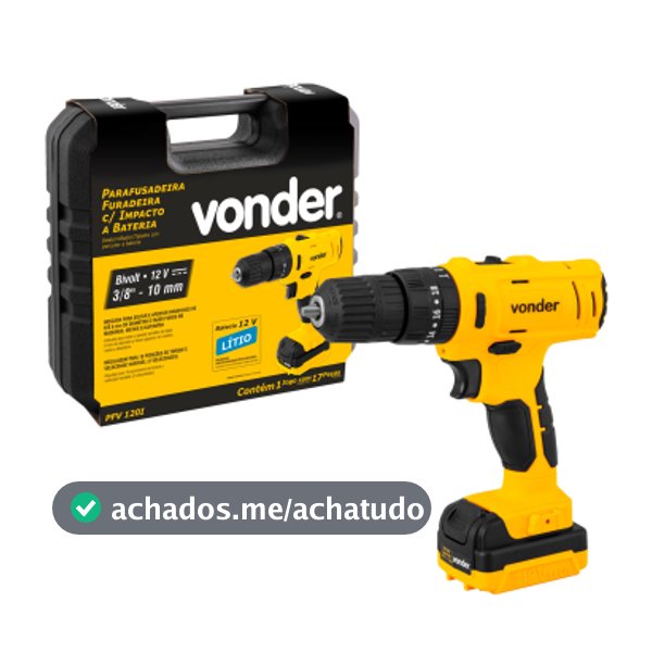Furadeira e Parafusadeira - Vonder