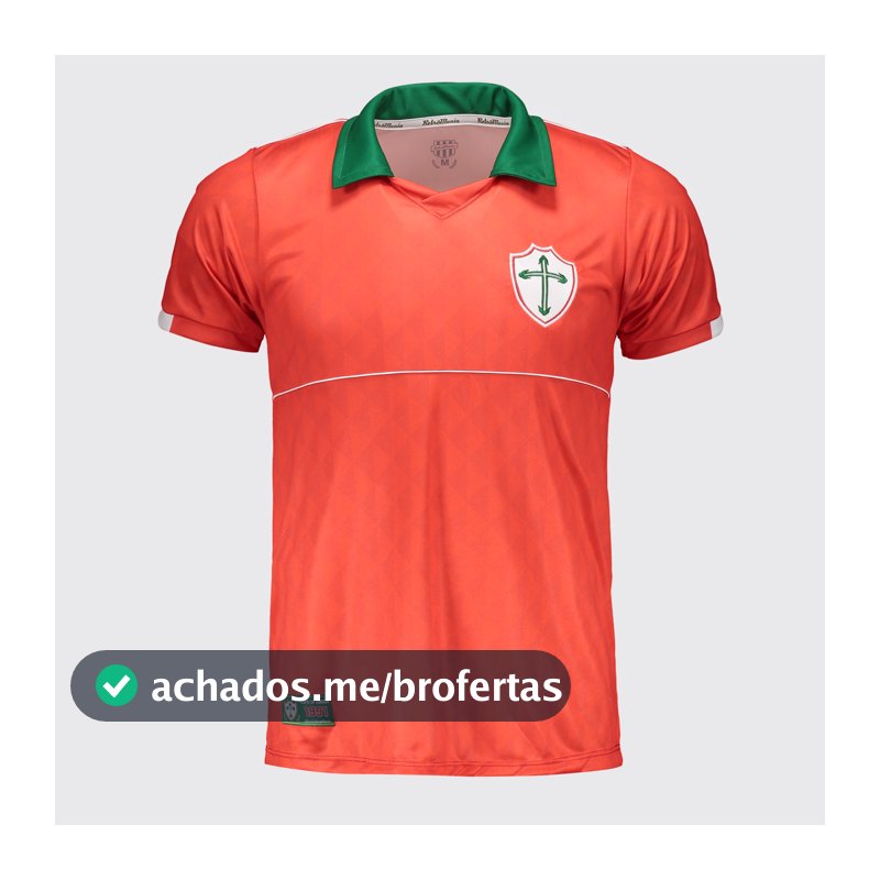 Camisa Portuguesa Retr� 1991 Vermelha