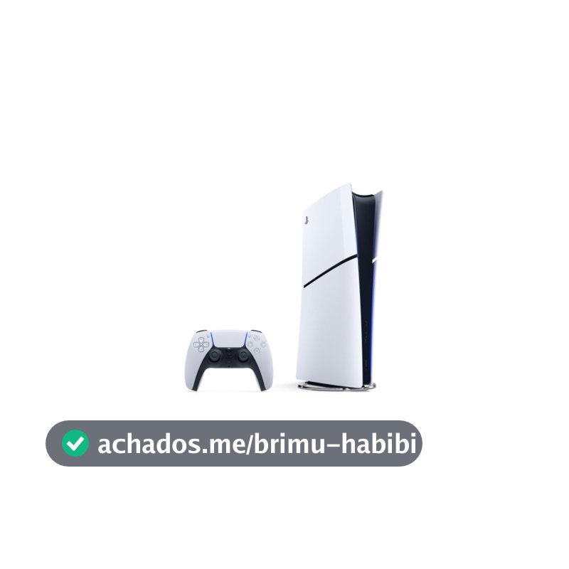 Console Sony PlayStation 5 Edição Digital Slim, SSD 825GB, Controle DualSense, Astro's Playroom, Branco - CFI 2114B