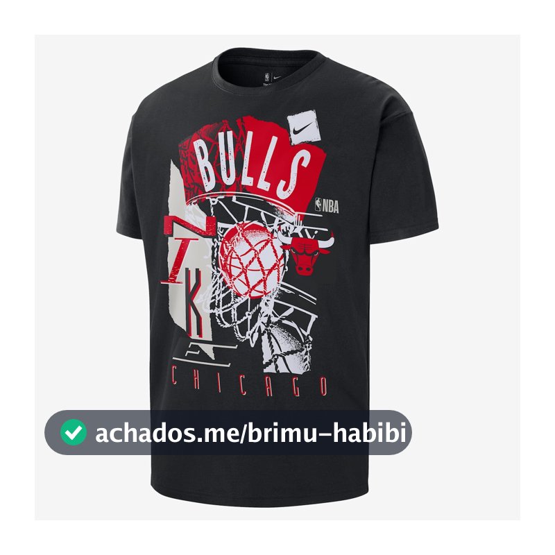 Camiseta Chicago Bulls Nba Nike Masculina