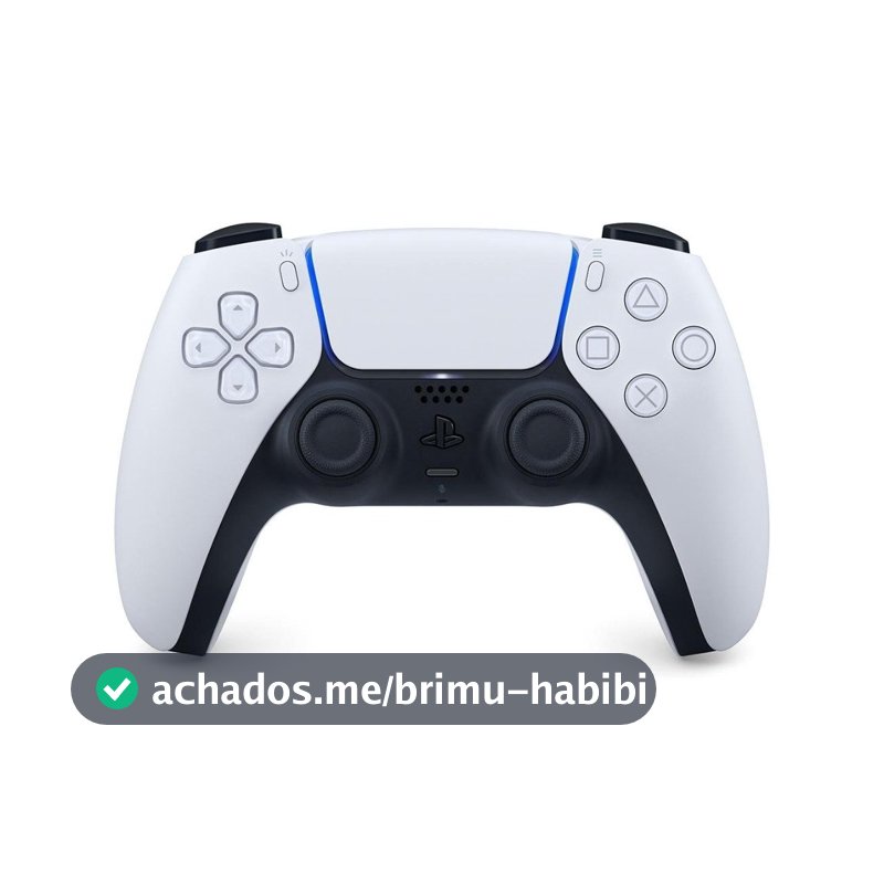 Controle Sem Fio Sony DualSense, PlayStation 5, Bluetooth, Branco - 3005767