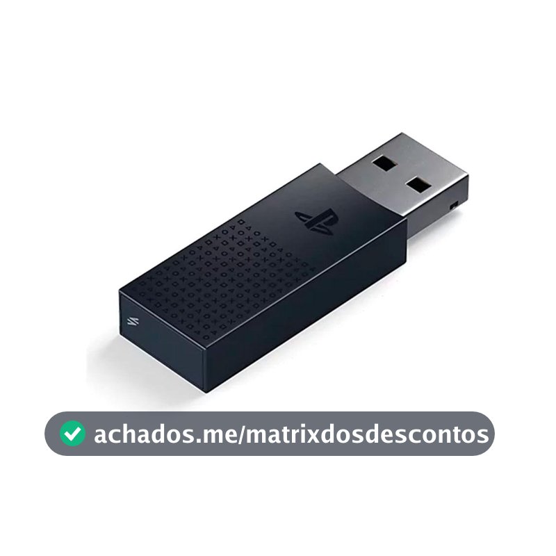 Adaptador USB Sony PS Link, para PS5 Slim, PS5 Pro e PC - CFI-ZWA2L