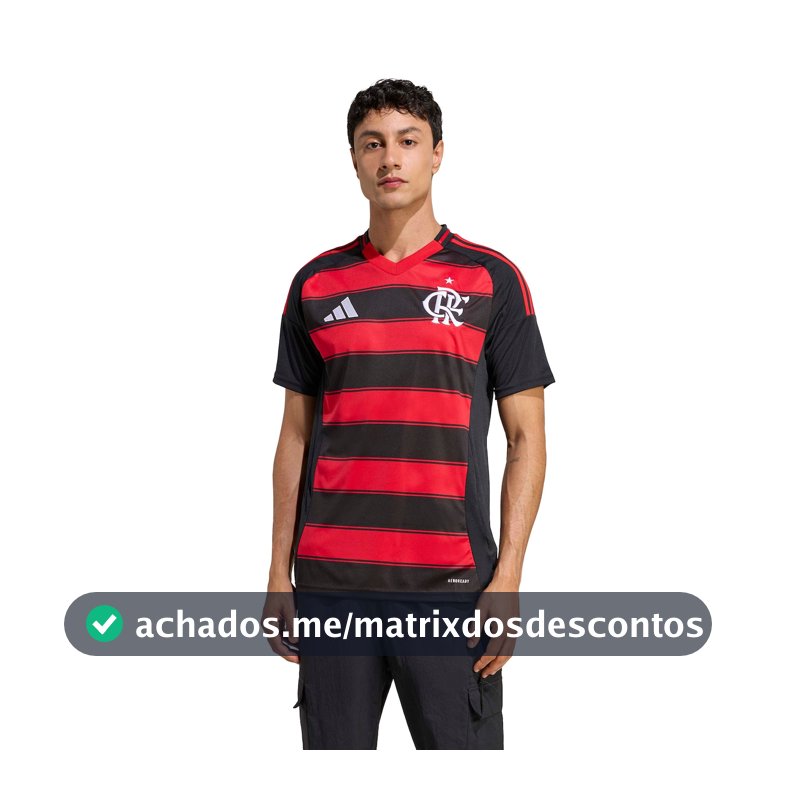 Camisa do Flamengo I 25/26 adidas Masculina Torcedor