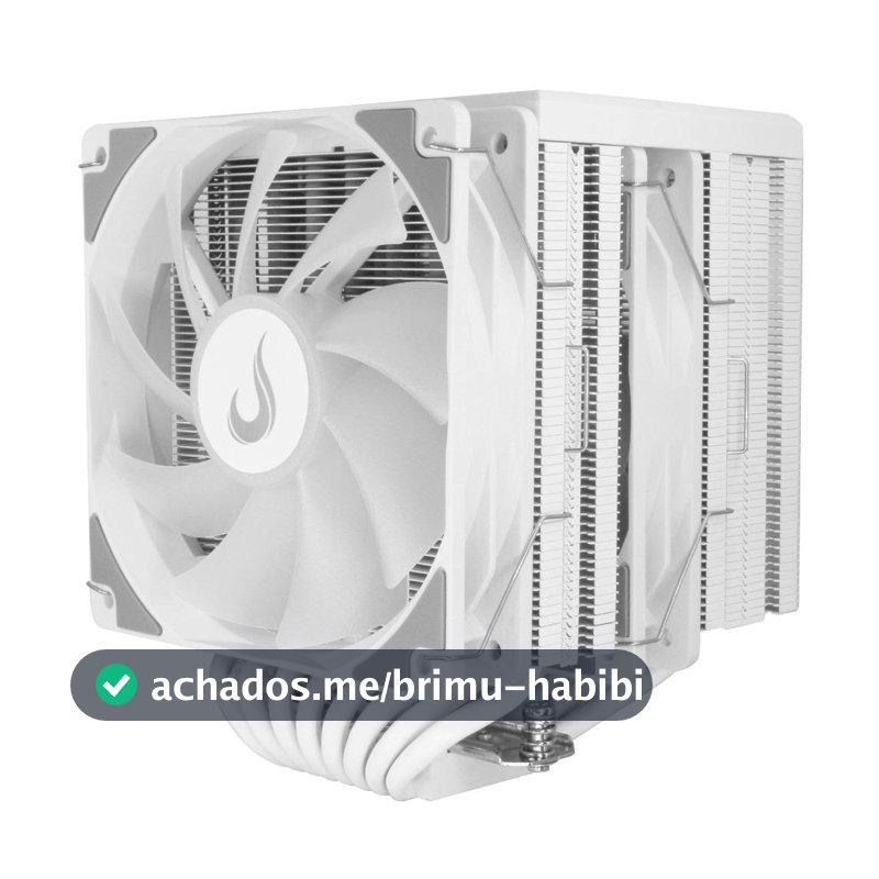 Air Cooler Gamer Rise Mode Storm 8 White, AMD/Intel, 120mm, Branco - RM-ACST-W