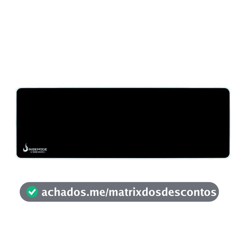 Mousepad Gamer Rise Mode Speed, Estendido (900x300mm), Costura Branca - RG-MP-06-ZW