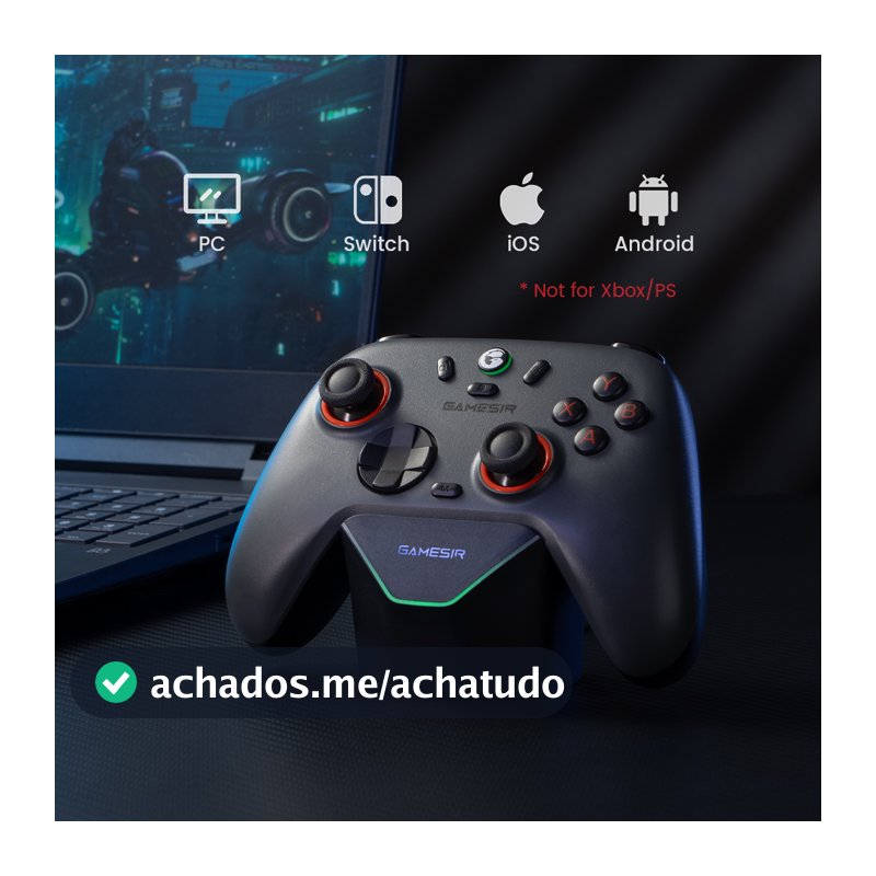 Controle Sem Fio GameSir Nova Lite 2 para Switch e Android