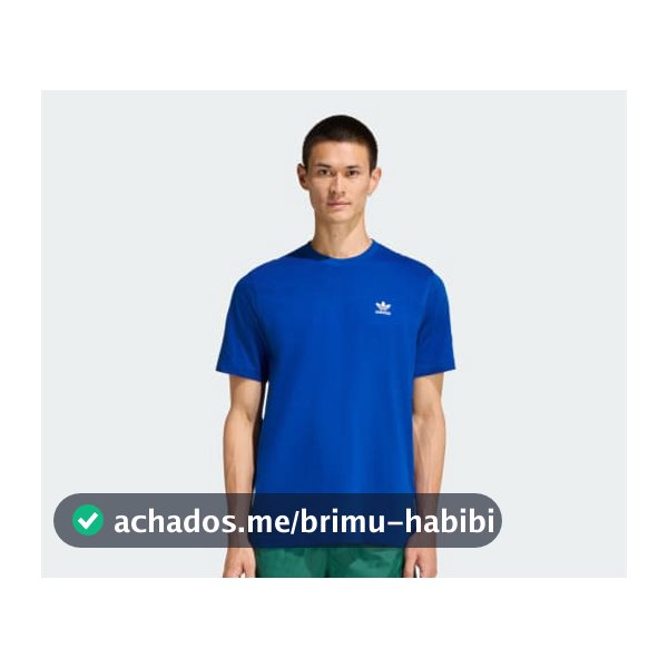 Camiseta Trefoil Essentials - Azul adidas