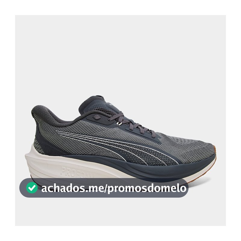 Tênis Puma Darter Pro Unissex - Cinza+Prata