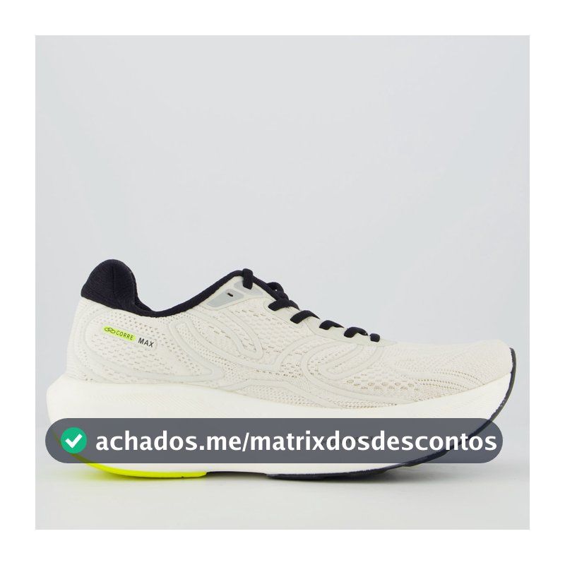 T�nis Olympikus Corre Max Off White e Preto