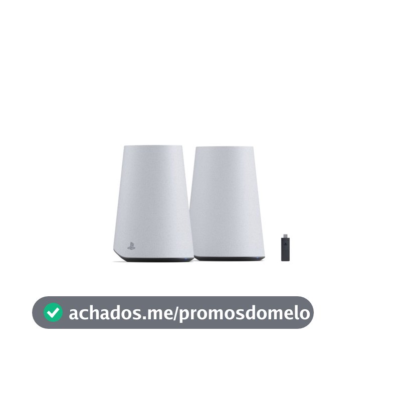 Caixa de Som Sem Fio Sony PULSE Elevate, Bluetooth, PlayStation 5, Branco - 1000053360