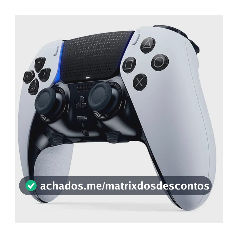 Controle Sony Dualsense Edge Playstation 5, Preto E Branco - Cfi-Zcp1wy