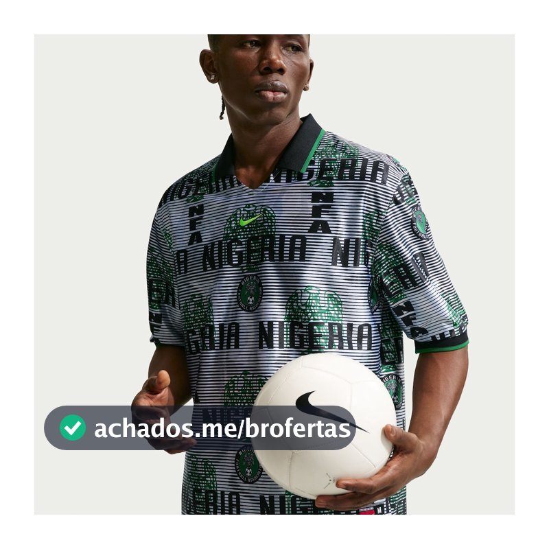 Camiseta Nigéria Dri-FIT Nike Energy Masculina