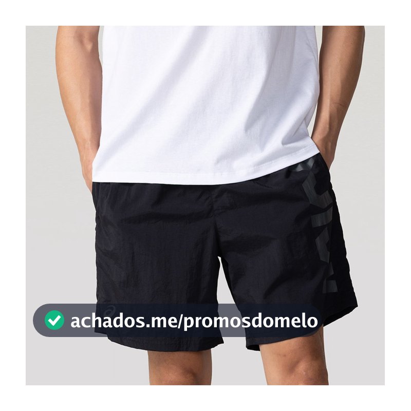 Bermuda Masculina ASICS Logo Estourado em Promoção