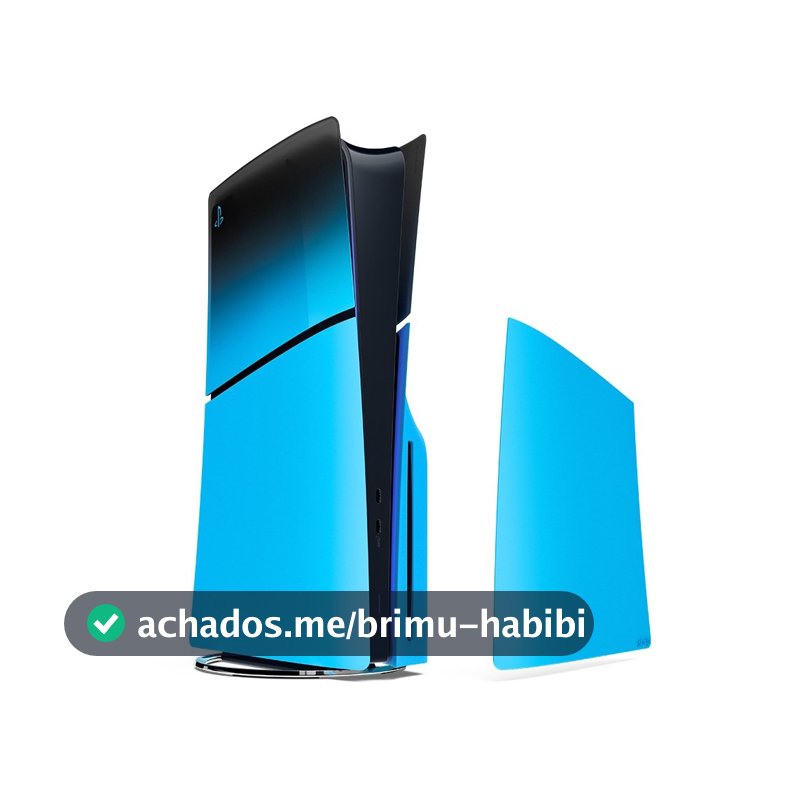 Tampa para Console PlayStation 5 Slim, Rhythm Blue - Hyperpop, Azul - 1000048568