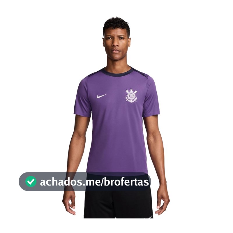 Camisa de Treino do Corinthians 25 Nike Masculina em Promoção