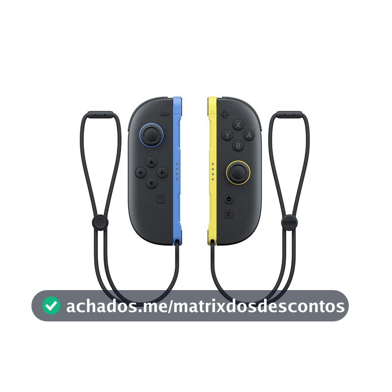 Controle Sem Fio Nintendo Switch 2 Joy-Con 2, Azul e Amarelo - NSAA10000004FGR