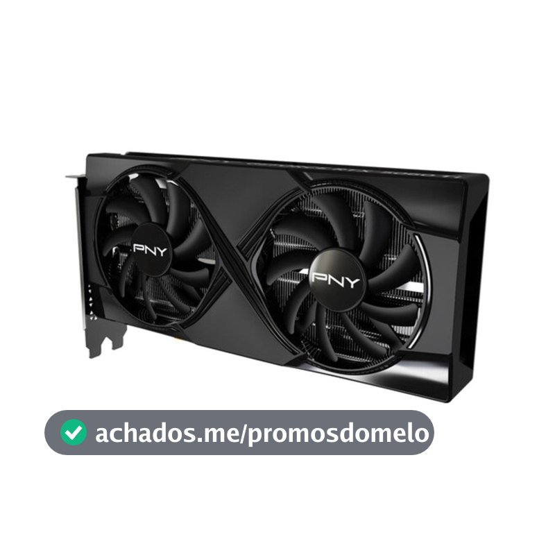 Placa de Vídeo PNY RTX 5060 Ti OC NVIDIA Geforce, 8GB GDDR7, Dual-Fan, Ray Tracing, DLSS 4 - VCG5060T8DFXPB1-O-TF