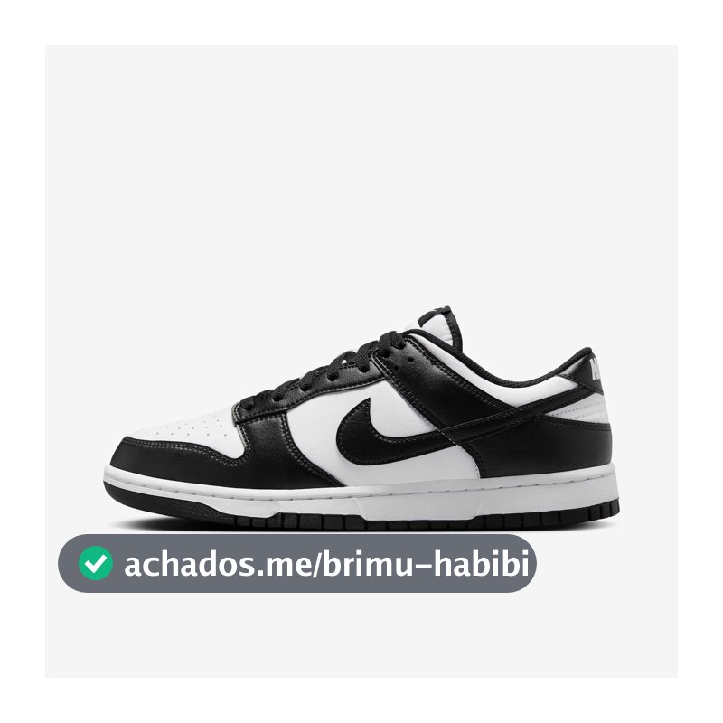 Tenis Nike Dunk Low Retro Panda Masculino