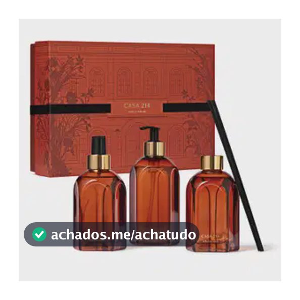 Kit Casa 214 Vanilla Sublime o Boticário Trio