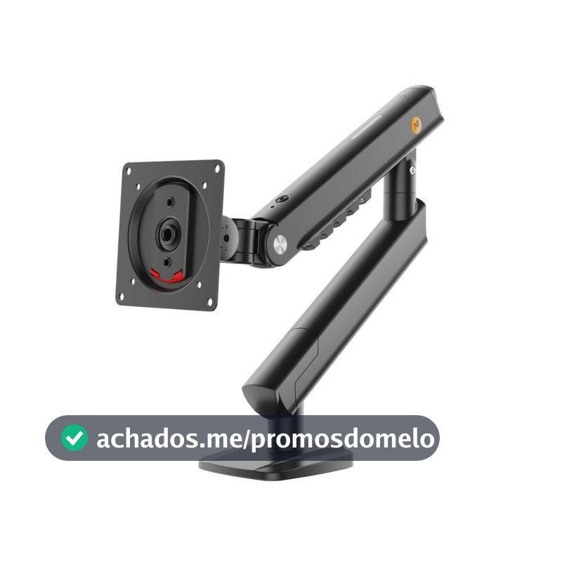 Suporte de Mesa Articulado para Monitor de 17" a 32" North Bayou, com Pistão a Gás, VESA, Preto - A5 NB