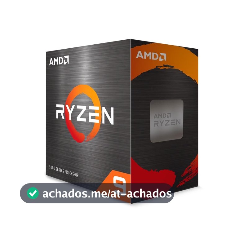 Processador AMD Ryzen 9 5900XT, 3.3 GHz (4.8 GHz Max Turbo), Cache 64MB, 16 Núcleos, 32 Threads, AM4, Sem Vídeo Integrado - 100-100001581WOF